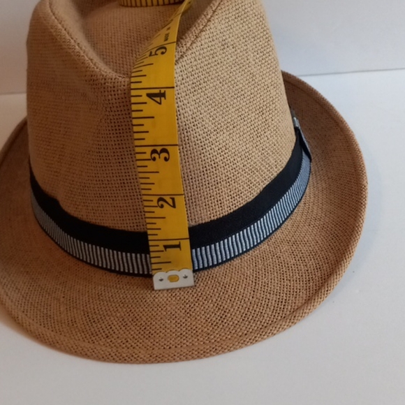 Paper straw Trilby hat - Picture 8 of 8